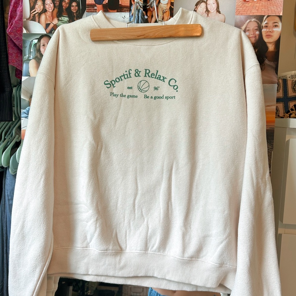 Princess Polly MVP Oversized Crewneck Sweatshirt
